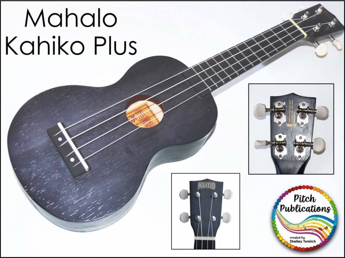 Diamond Head DU-100 Rainbow Soprano Ukulele - Black