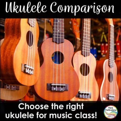 Ukulele Comparison for Music Class