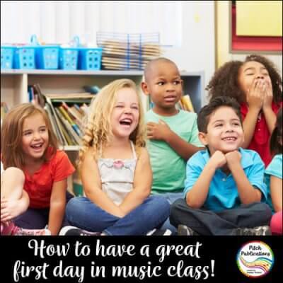Hook them from the first day!  Fabulous First Day of Music Lesson Plans