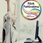 Picture of person happy at the computer with the Pitch Publications logo