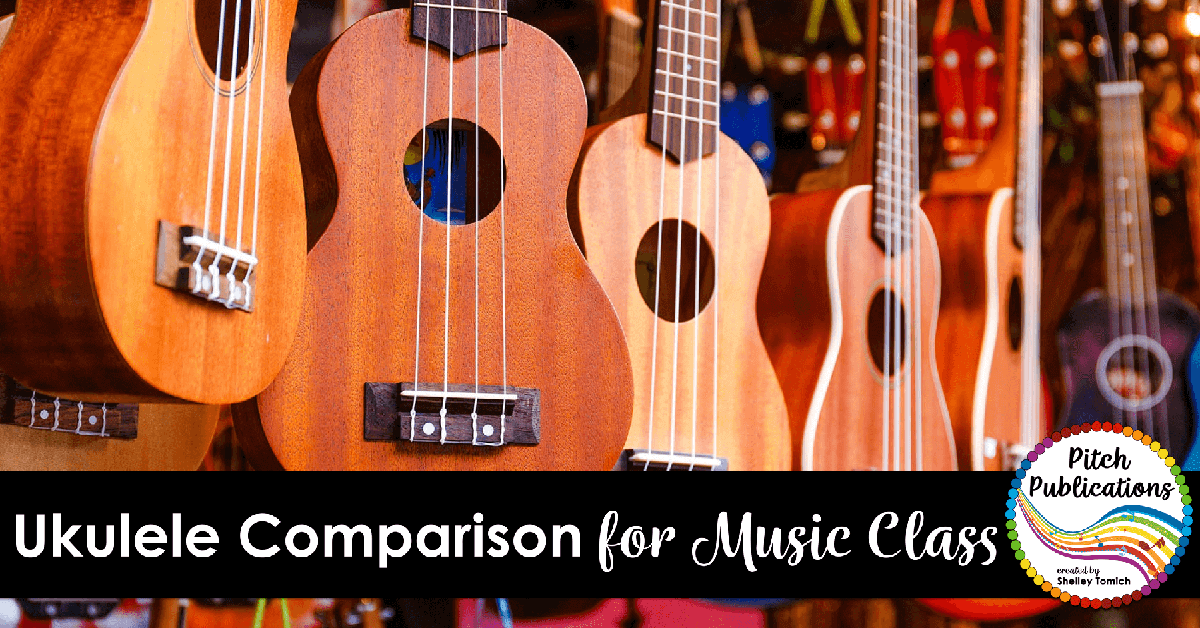 This ukulele brand comparison covers 10+ brands/models of ukulele for the general music classroom. Figure out which ukulele your music program needs!