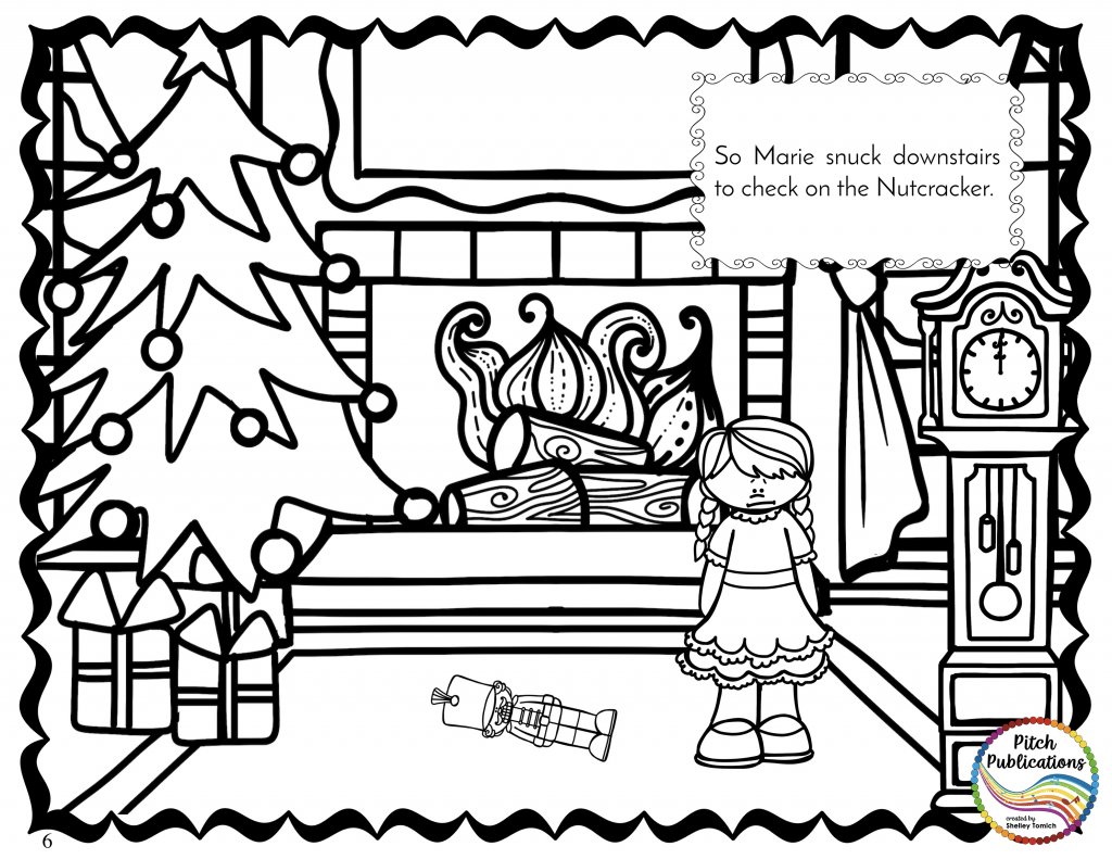 Nutcracker Story Suite - Storybook Coloring book activity