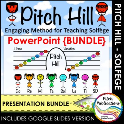 Pitch Hill: PowerPoint {BUNDLE} - Practice Do Re Mi Fa Sol La Ti Do Solfege (So)