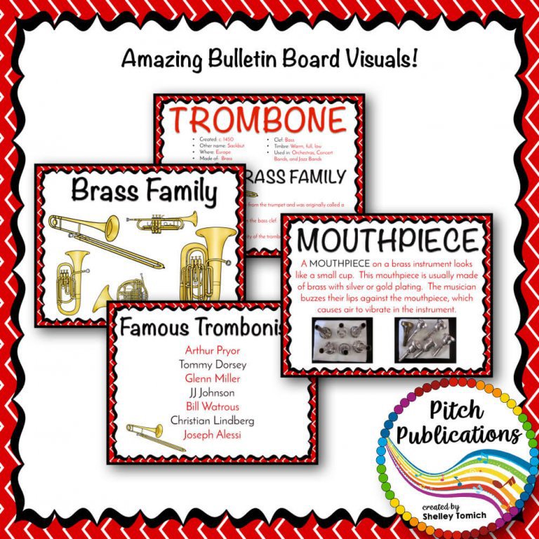 Instrument of the Month TROMBONE Detailed Lesson Plans and More!