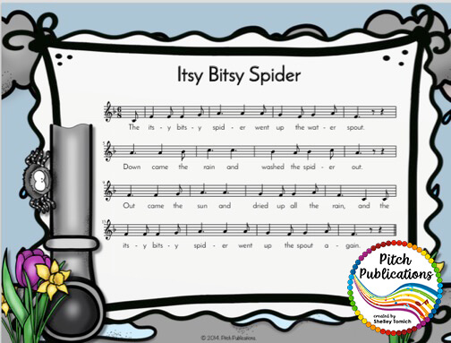 Song Board - Itsy Bitsy Spider