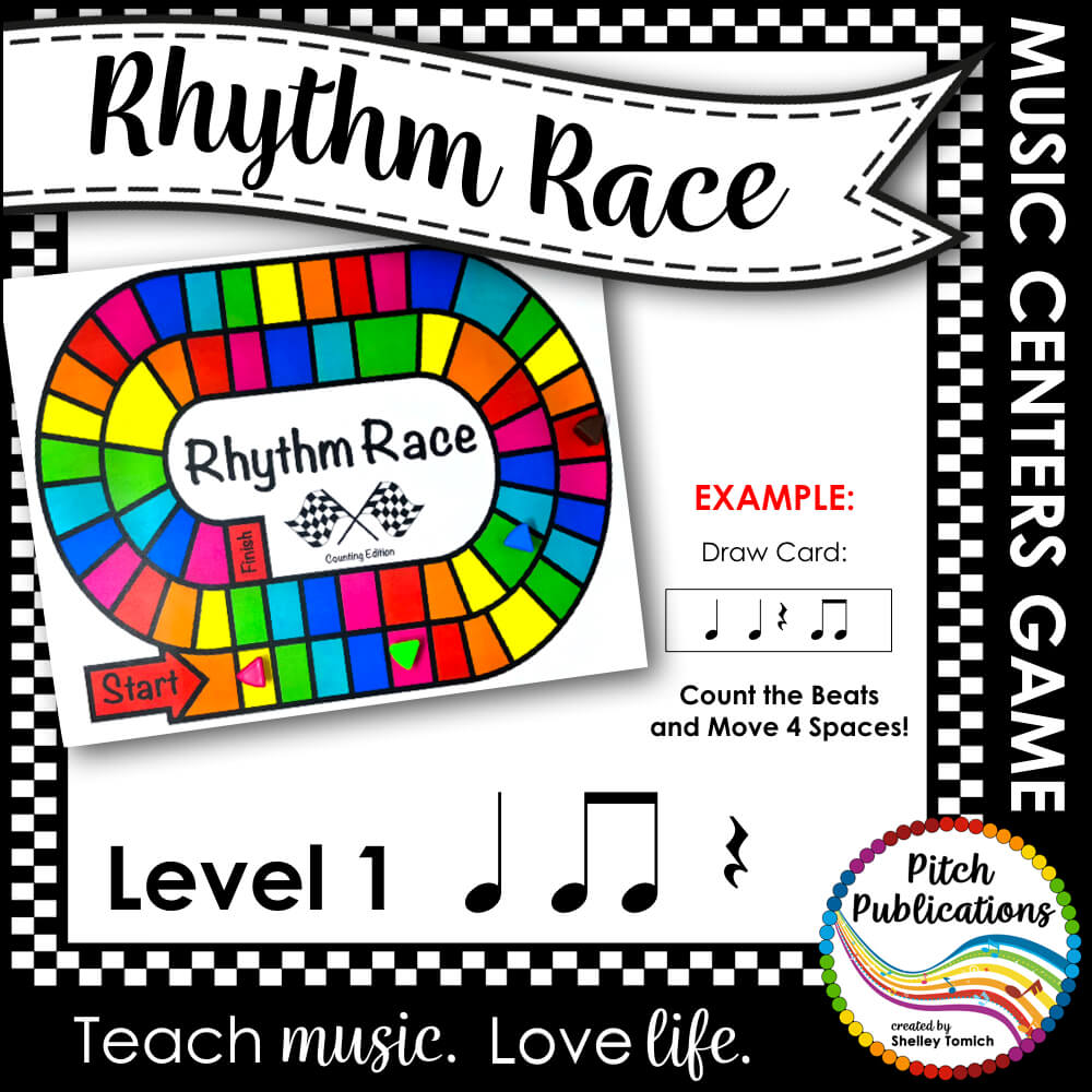 Awesome idea for rhythm centers! Check out her whole blog post for more ideas! #pitchpublications
