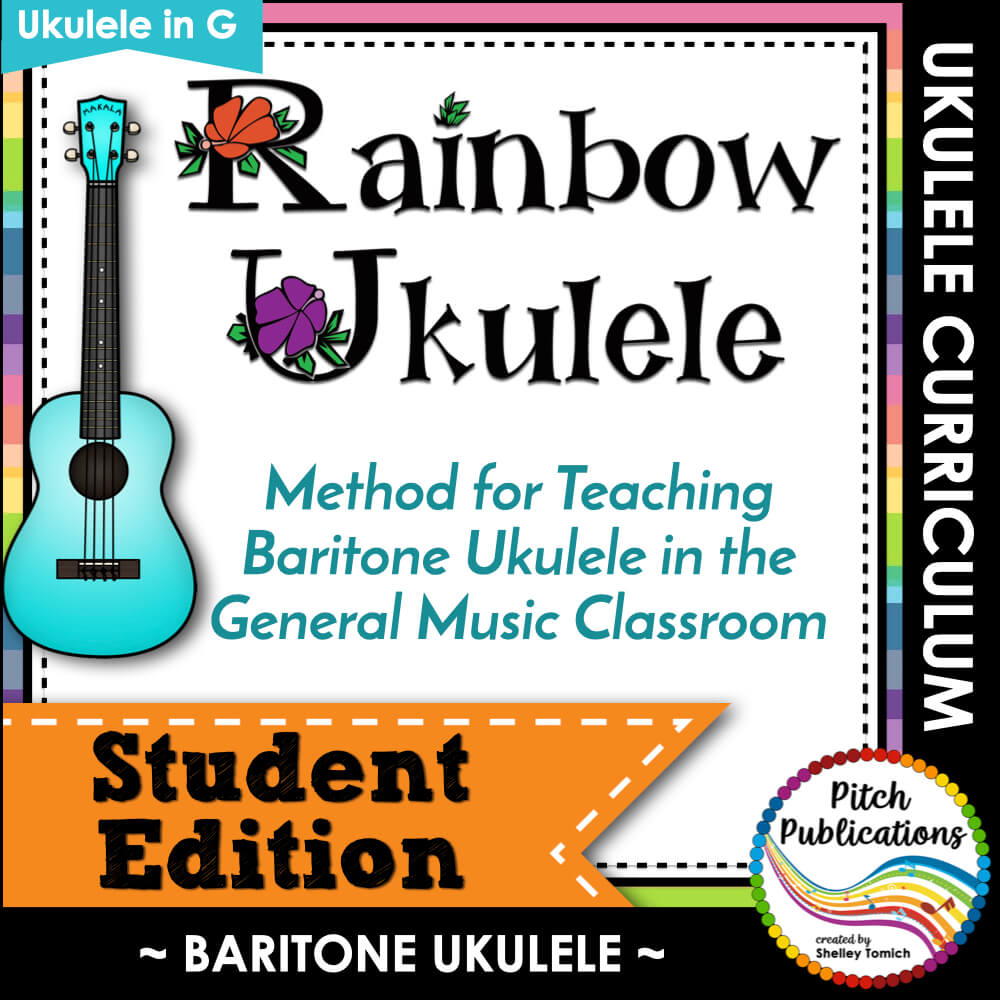 Rainbow Ukulele Baritone Student Edition