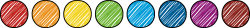 colorful dot border